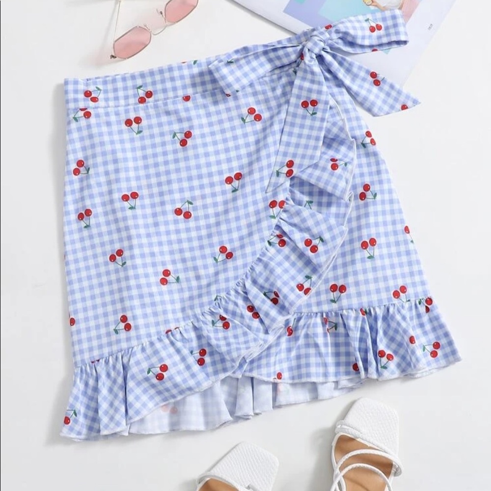 Cherry 🍒 Wrap Skirt